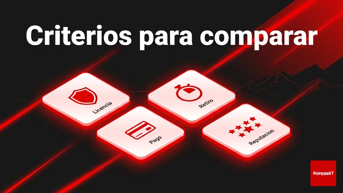 Cuatro criterios clave para comparar alternativas a Superbet: licencia, pagos, retiro y reputacion