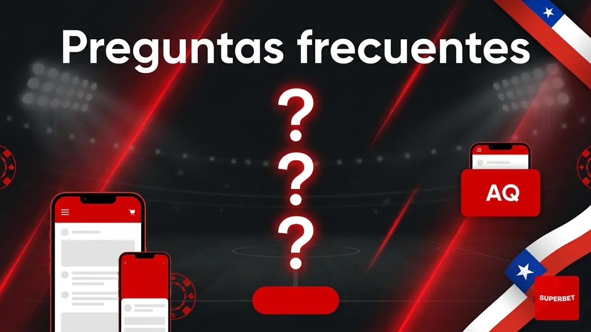 Ilustración con signos de pregunta sobre dudas frecuentes de comparativas de apuestas en Chile